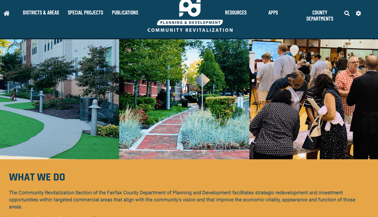 Fairfax Community Revitalization Migration preview
